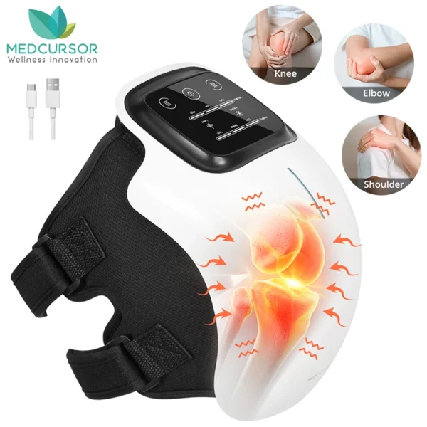 Electric Heating Massage Knee Pad Wireless
